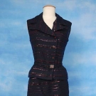 CHANEL SEQUINNED 2-PIECE DRESS, 2000