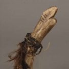 ESKIMO CARVED BONE FISH LURE, c. 1900