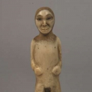 ESKIMO CARVED BONE FIGURE, c. 1900