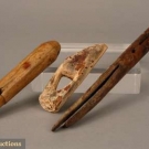 3 ESKIMO ARTIFACTS, PREHISTORIC-19th C