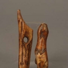 2 ESKIMO WALRUS IVORY ARTIFACTS 18th-19th C