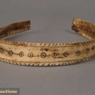 INUIT CARVED BONE NECKLACE, 19th C