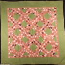 OCEAN WAVES QUILT, 1880-1900
