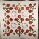 FLOWER POT &amp; FEATHERED STAR QUILTS, AMERICAN, 19th C.