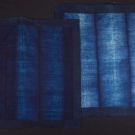 2 INDIGO DYED PANELS