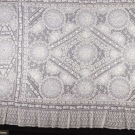 LARGE NORMANDY LACE BEDSPREAD, c. 1910