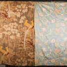 TWO PAIR CURTAIN PANELS, EARLY 20th C.