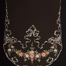 FLORAL &amp; GOLD NET SHAWL