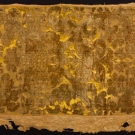 YELLOW VOIDED VELVET PANEL, ITALIAN, 1600s