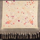 EMBROIDERD FIGURAL SHAWL, CANTON, 19TH C