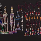 DECORATIVE BEADED TASSELS, UZBEKISTAN, EARLY 20TH C