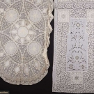 2 LACE TABLECLOTHS, EARLY 20TH C.