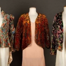 THREE VELVET EVENING JACKETS, 1930s