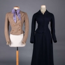 TWO LADIES TAILORED WOOL GARMENTS, 1890s