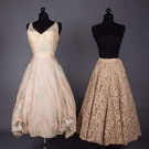 TWO AMERICAN DESIGNER PARTY GARMENTS, 1950s