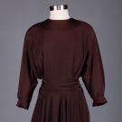 EISENBERG SILK AFTERNOON DRESS, c. 1950