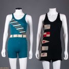 TWO WOOL KNIT SWIMSUITS, ENGLAND, 1920s