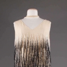 OMBRE BEADED FRINGE DRESS, 1920s