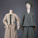 TWO WOOL DAY DRESSES, 1905-1915