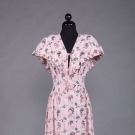 ONE PORTRAIT PRINTED DRESS, 1930s