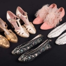 FIVE PAIR LADIES SHOES, 1930s