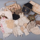 LARGE LOT LADIES' SMALL PURSES, 1820-1930s