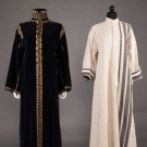 TWO KATHARINE HEPBURN DRESSES, MID-LATE 20TH C