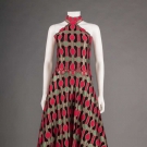 GALANOS HALTER PARTY DRESS, 1970s