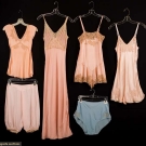 SIX LINGERIE PIECES, 1930-40s