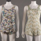 TWO DESIGNER COTTON SWIM SUIT SETS, AMERICA, LATE 1950s