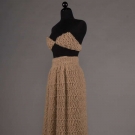 ADOLFO CROCHET BRA &amp; MAXI SKIRT SET, 1972