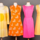 FOUR B H WRAGGE SUMMER DRESSES, LATE 1960s