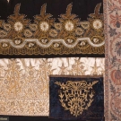 FOUR GOLD EMBROIDERED TEXTILES, 19TH C