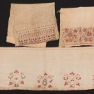 THREE EMBROIDERED COTTON TEXTILES, MIDDLE EAST, 19TH C