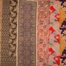 ANTIQUE BROCADE OR PRINTED FABRICS, 19TH - 20TH C