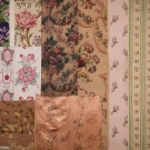 22 ROSE CUMMING FABRIC SAMPLES, 1920-1930s