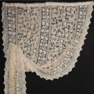 PAIR OF HANDMADE LACE CURTAIN PANELS, EARLY 20TH C