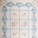 DOGWOOD BLOSSOM APPLIQUE QUILT, 1930-1940