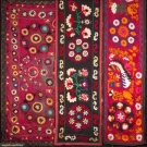 THREE SUZANI TEXTILES, CENTRAL ASIA, 20TH C