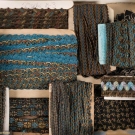 BLUE &amp; METALLIC LACES &amp; TRIMS, EARLY 20TH C