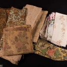 PRINTED FURNISHING FABRIC REMNANTS, EARLY 20TH C