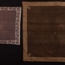 TWO BLOCK PRINTED KERCHIEFS, 1800-1830