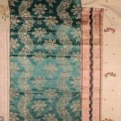 SILK BROCADE &amp; DAMASK DRESS REMNANTS, 18TH C