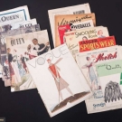 FASHION MAGAZINES &amp; GARMENT BROCHURES, 1920-1950