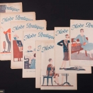 EIGHT "MODE PRATIQUE" FASHION MAGAZINES, FRANCE, 1926