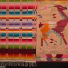 MEXICAN BLANKET &amp; BOLIVIAN RUG, EARLY-MID 20TH C