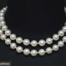 3 CHANEL PEARL NECKLACES, 1980s