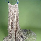 TRAINED LACE BELLE EPOCH SKIRT, c. 1904