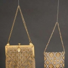 METALLIC BEADED HANDBAG, c. 1900