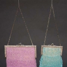 2 BEADED HANDBAGS, c. 1900